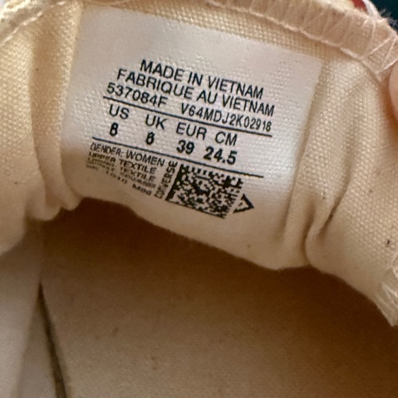 Converse Chuck Taylor All Star Shoreline Slip On Cream Womens Size 8 Sneakers - Picture 4 of 6